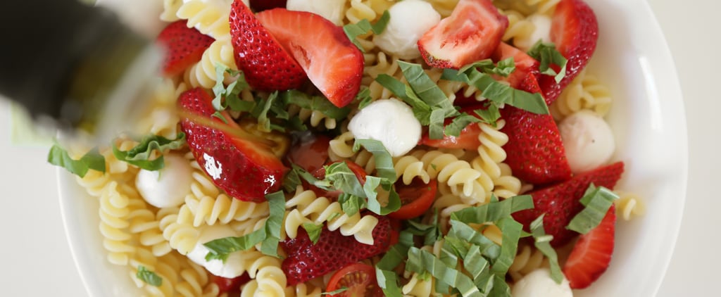 Strawberry Caprese Pasta Salad