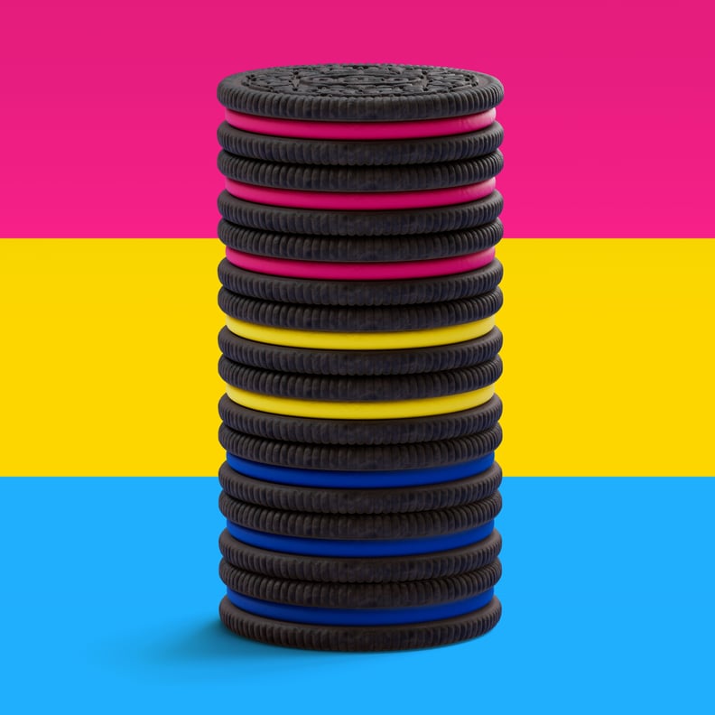 Oreo Pansexual Pride Flag Cookie Arrangement