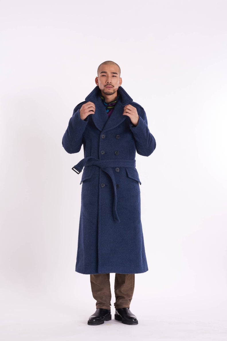 Unisex Oversize Double-Breasted Coat