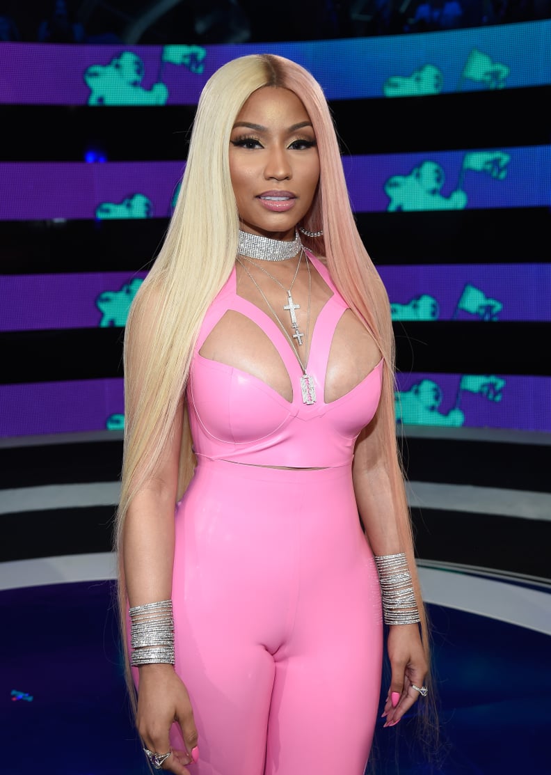 Nicki Minaj: Long Pink and Blonde Hair, 2017 MTV VMAs