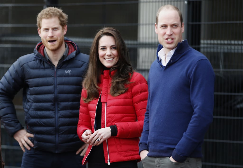 Prince Harry, Kate Middleton, Prince William at Olympic Park