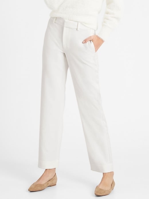 Banana Republic High-Rise Straight Tuxedo Pant