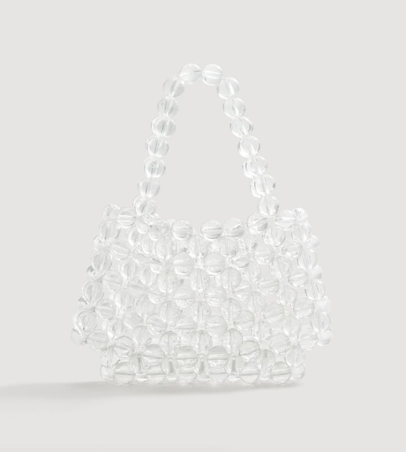 Mango Beaded See-Through Bag