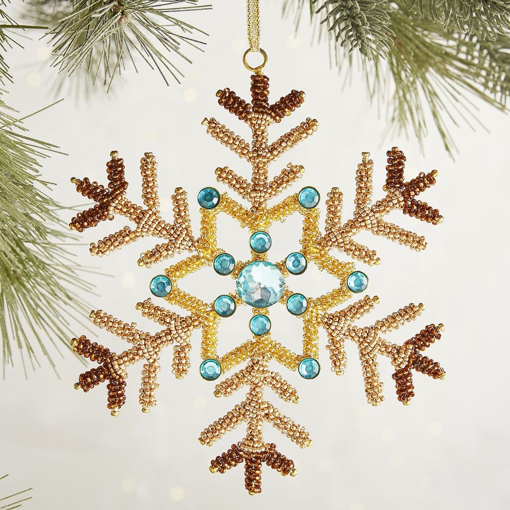 Beaded Snowflake Ornament ($7)