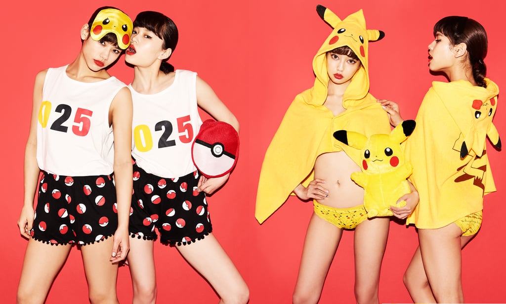 The complete collection of Pokémon lingerie.