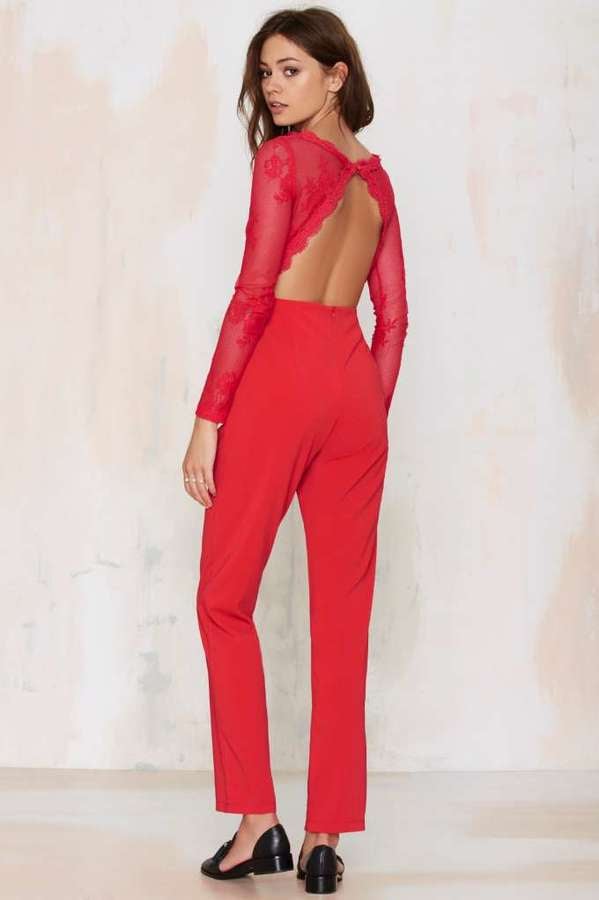 Glamorous Auerlia Lace Jumpsuit ($98)