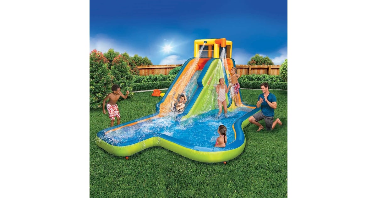 Banzai Slide N Soak Splash Water Park Diy Slip And Slide Kickball