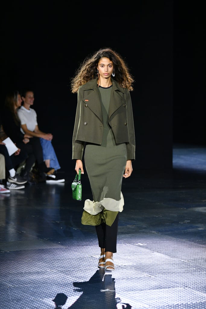 A Sweater Dress Over Pants on the Rag & Bone Runway During New York Fashion Week