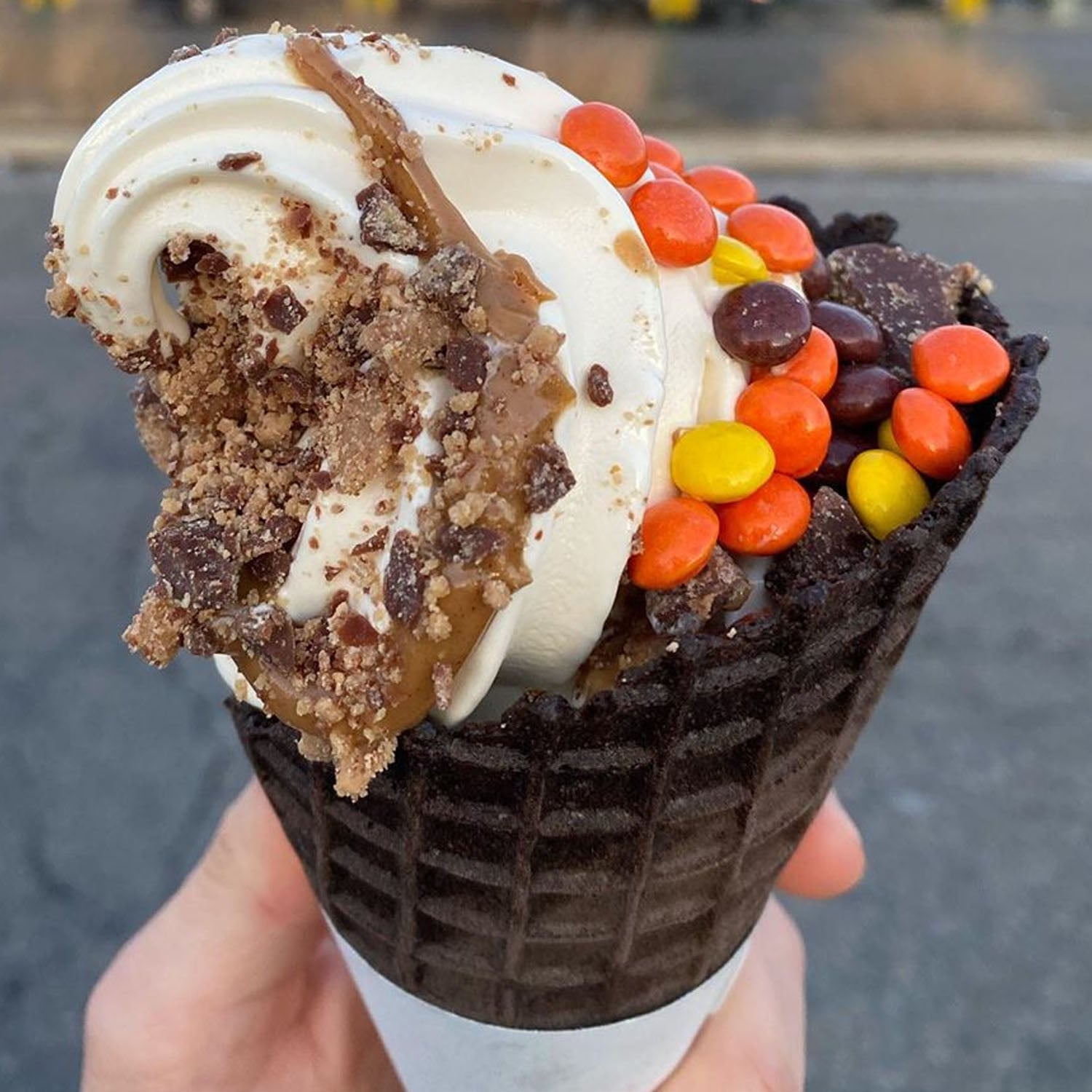 Sonic shop waffle cone