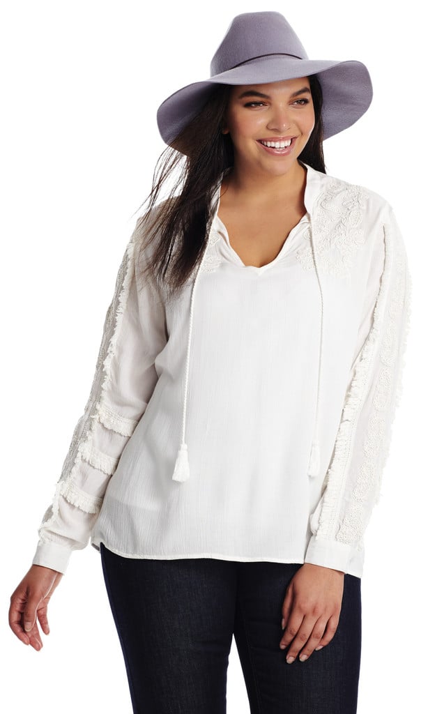 Carmakoma Dunira Fringe Peasant Top ($130, originally $165)
