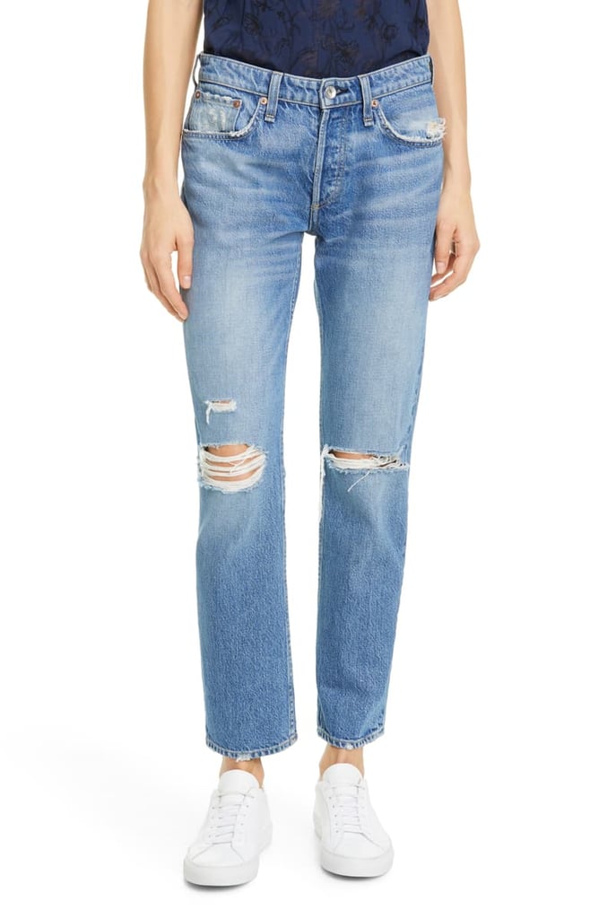 Rag & Bone Rosa Ripped Boyfriend Jeans