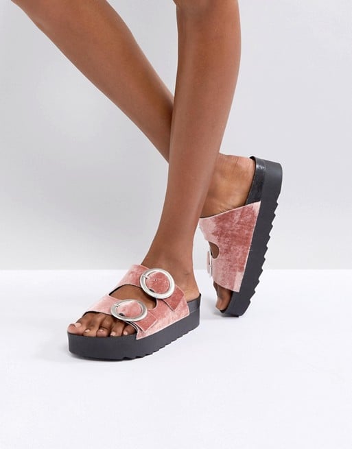 SixtySeven Flat Slide Buckle Sandal