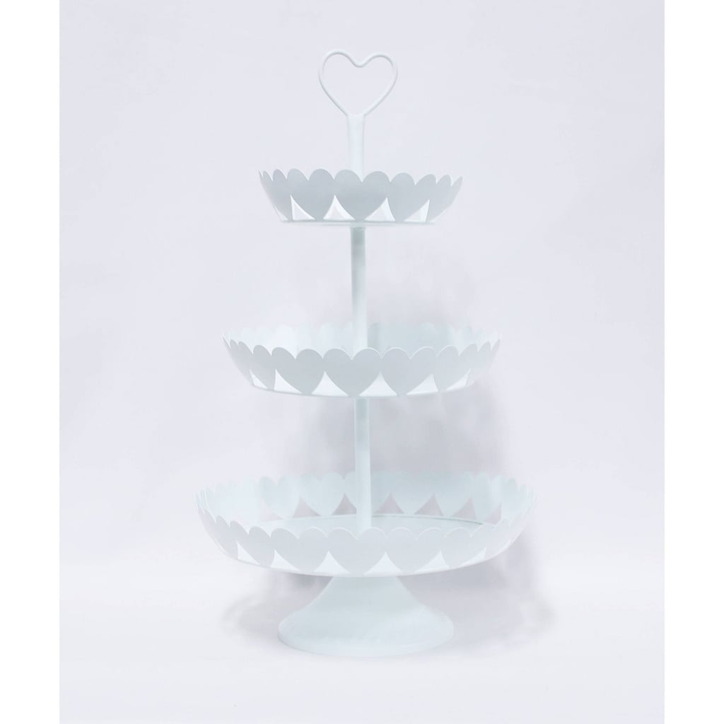 A Tiered Serving Tray: Spritz 3-Tier Valentine's Day Heart Tray