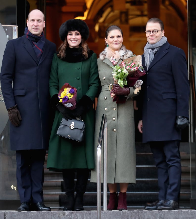 On the First Day, Kate Wrapped Up Warmly to Go to the Museum in Stockholm
