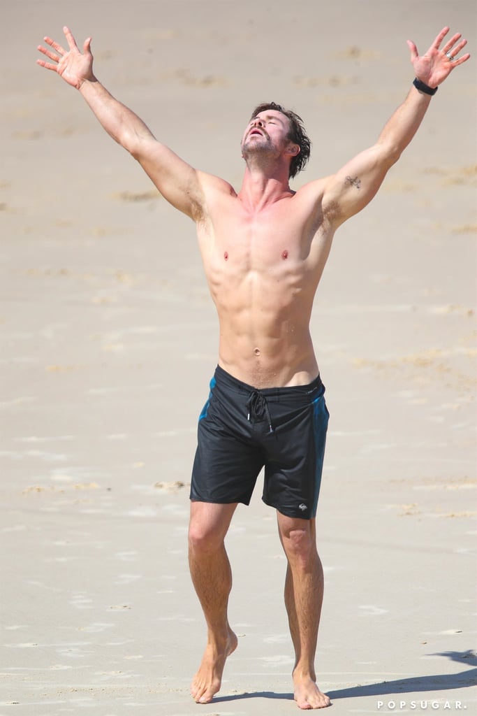 Chris Hemsworth and Matt Damon Australia Pictures April 2018