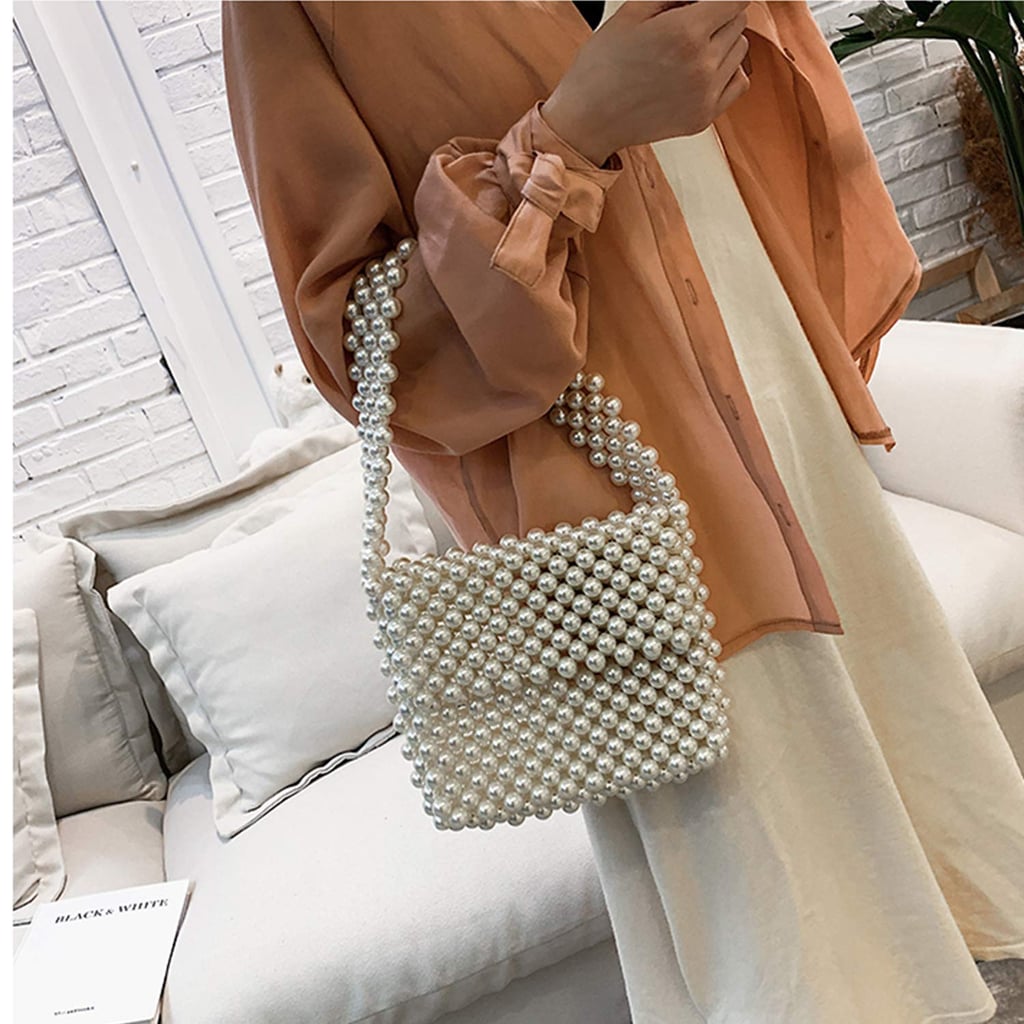 Z-Synka Hand-Woven Pearl Bag