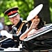 Prince Harry and Meghan Markle at Trooping the Colour 2018