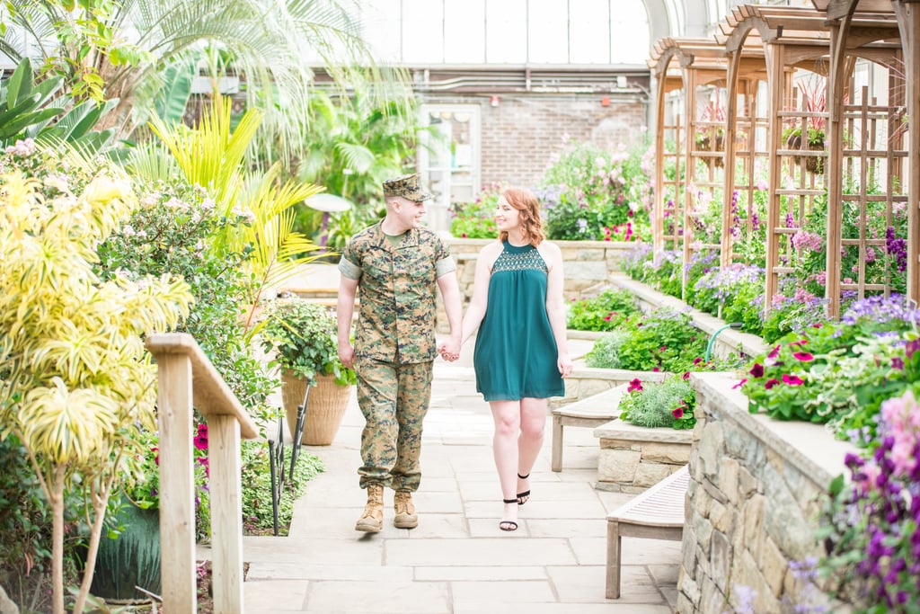 Military Couple Engagement Session in Washington DC