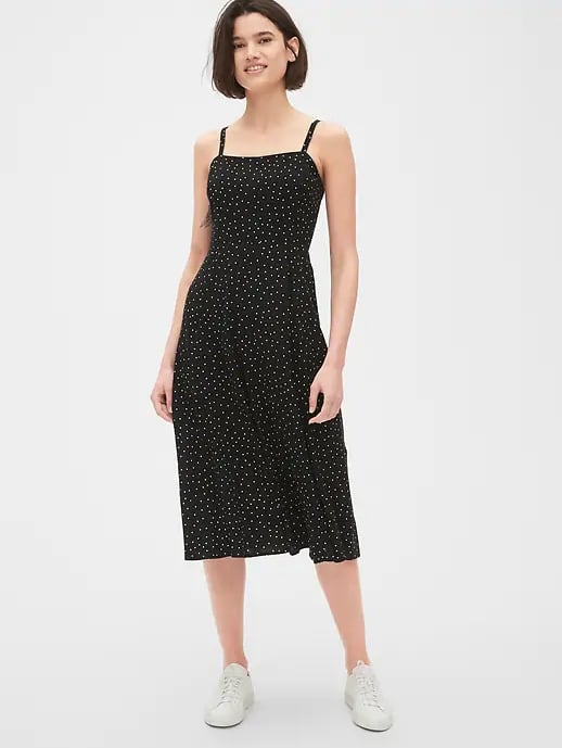 Your LBD just got a pattern upgrade! This fit-and-flare midi dress ($60) combines a classic silhouette with a playful print. Dress it up with heels and a leather jacket or down with sneakers and a t-shirt.