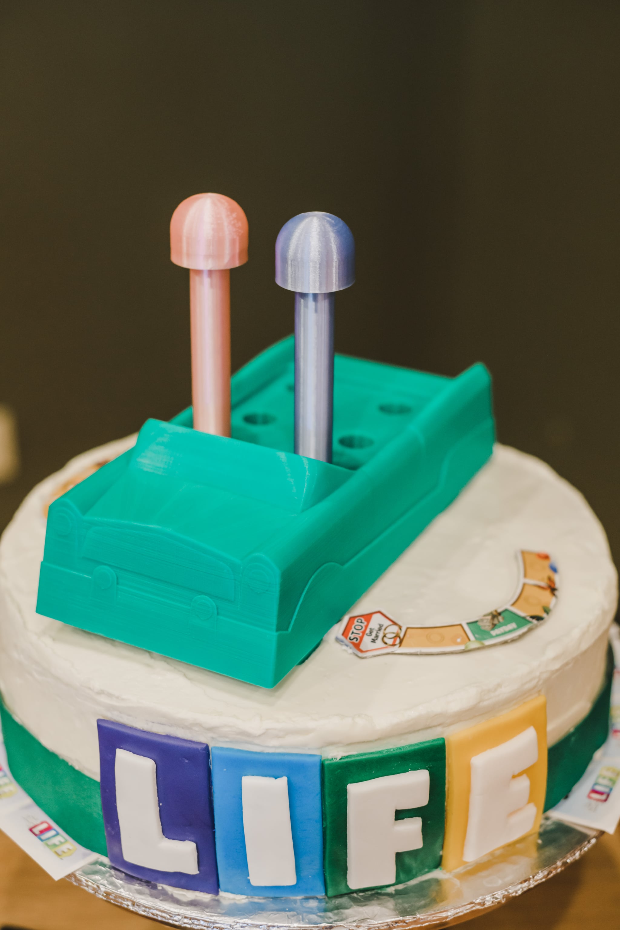 Life Board Graduation Cake | Had a chance to make a life gam… | Flickr