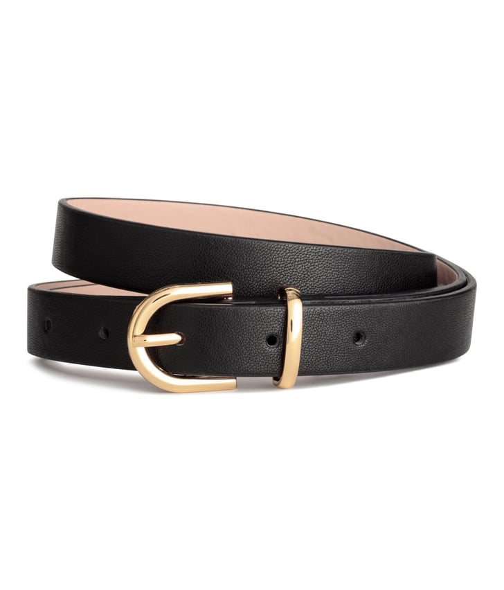 H&M Narrow Belt What's New at H&M Jan. 8 2018 POPSUGAR Fashion