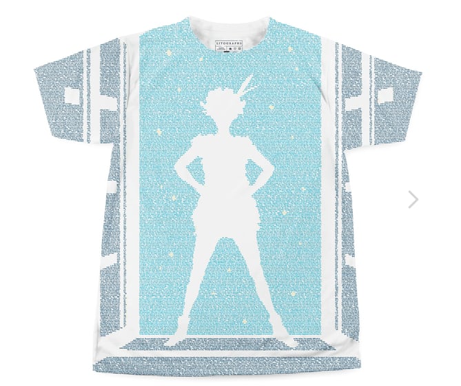 <product href="https://www.litographs.com/collections/t-shirts/products/peter-tee">Peter Pan T-Shirt</product> ($34)</p>