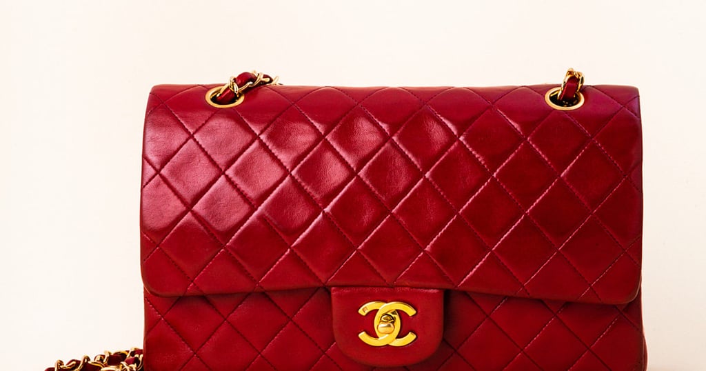 Chanel Vintage Lambskin Quilted Classic Double Flap Bag