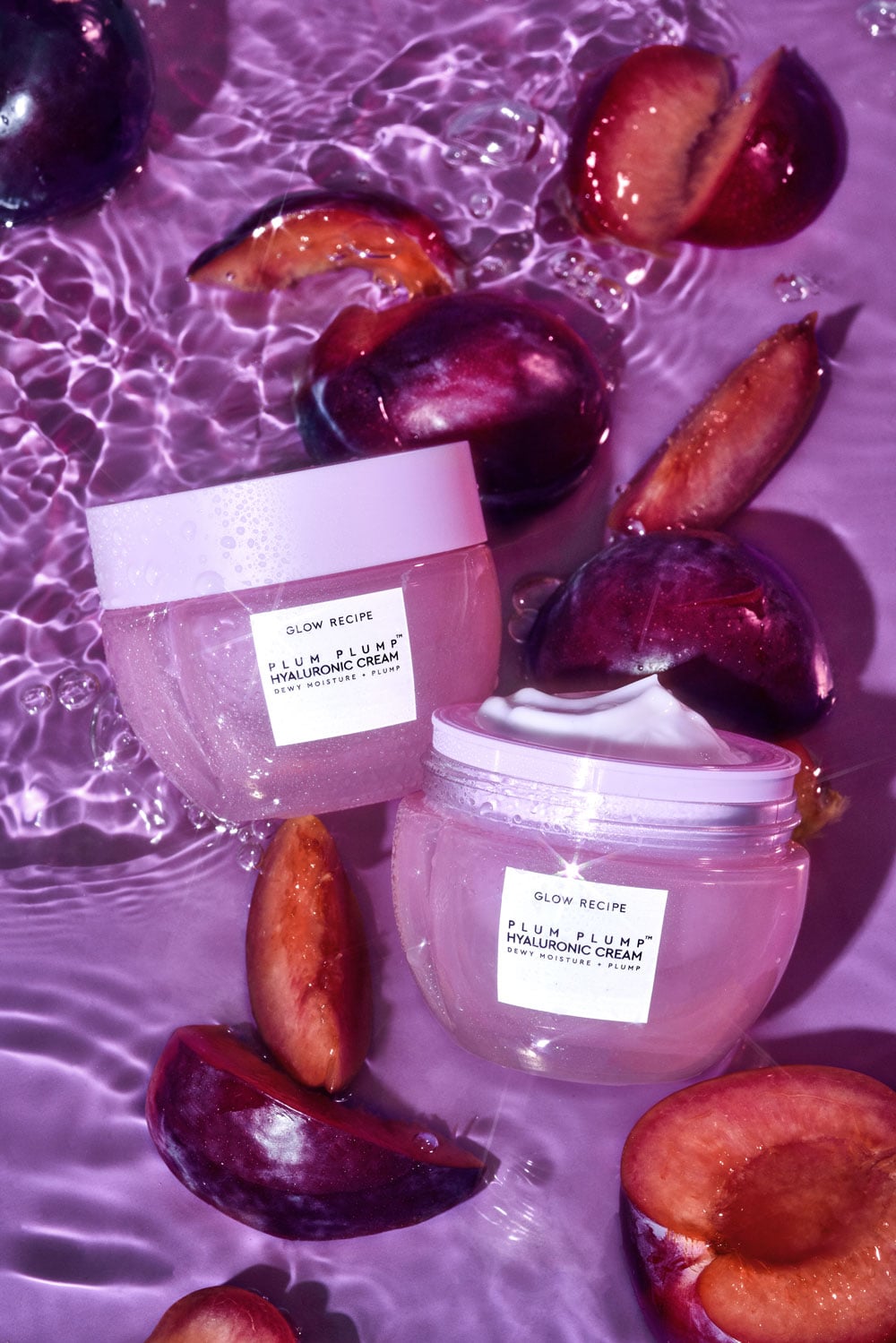 Glow recipe plum plump hyaluronic 2025 acid cream