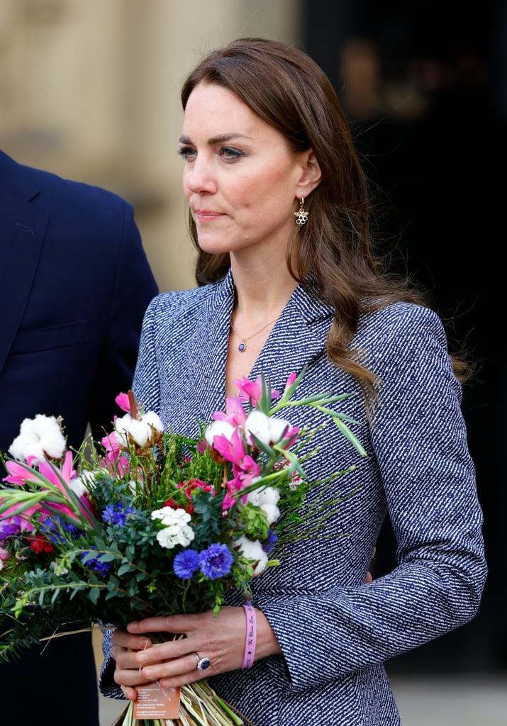 Kate Middleton Wears Symbolic Bee Earrings in Manchester