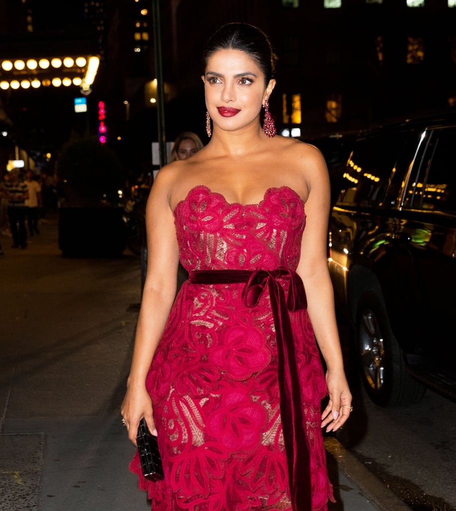 Priyanka Chopra's Oscar de la Renta Dress September 2019