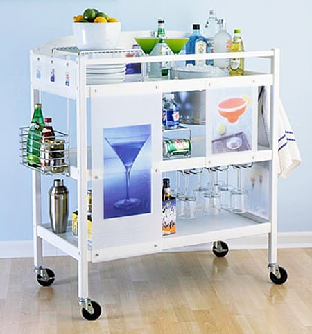 Upcycle Your Changing Table Into a Beverage Cart