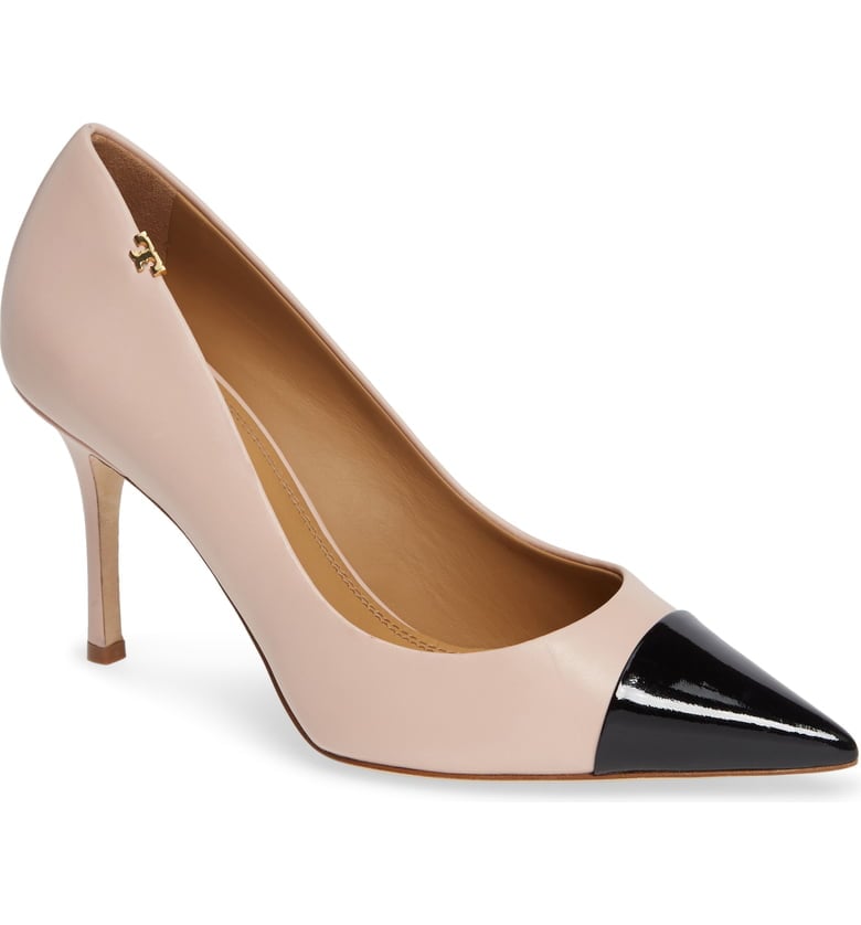 Tory Burch Penelope Cap-Toe Pumps