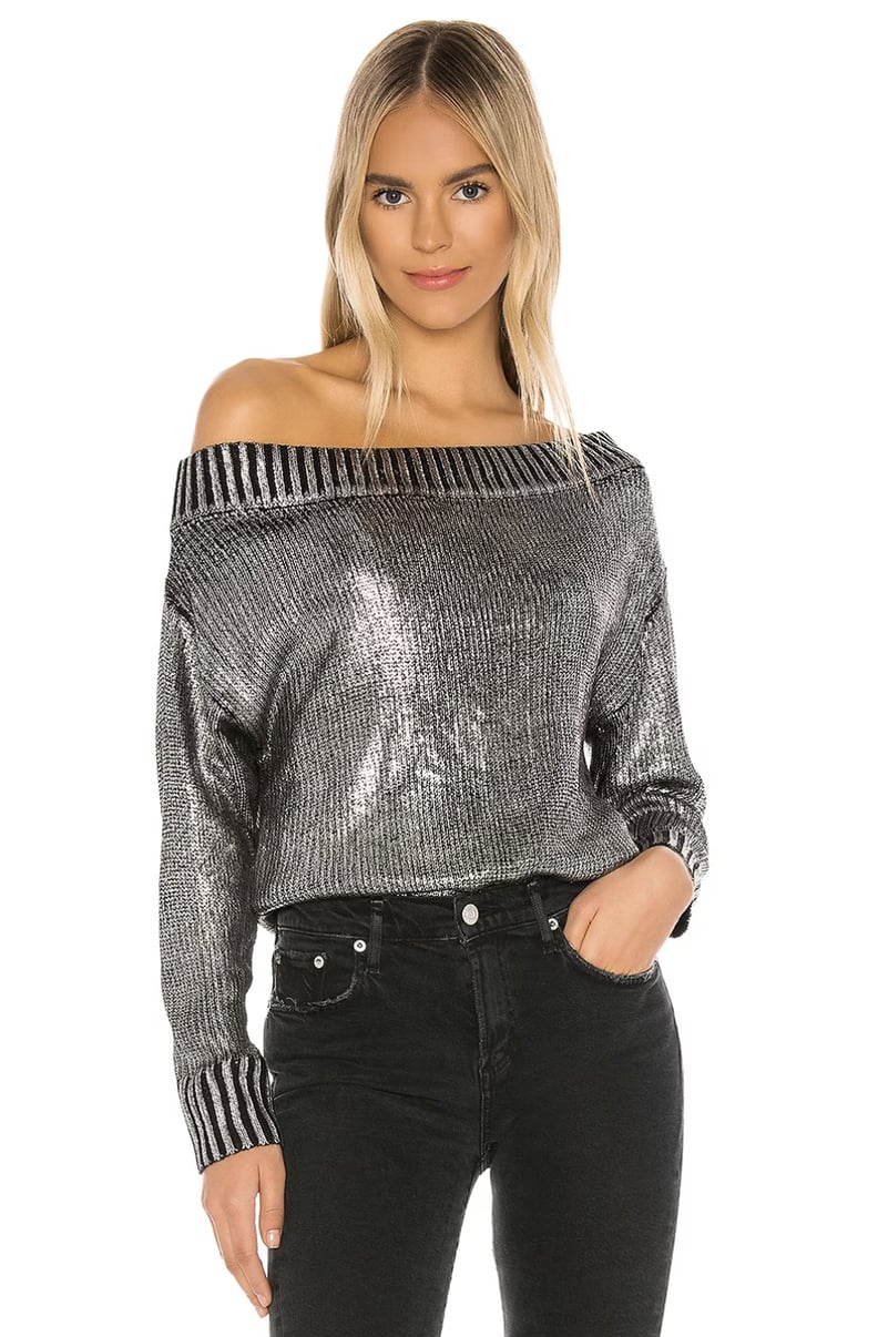 A Metallic Sweater