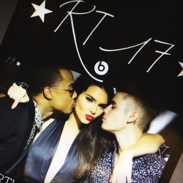 Khalil, Kendall Jenner, and Justin Bieber