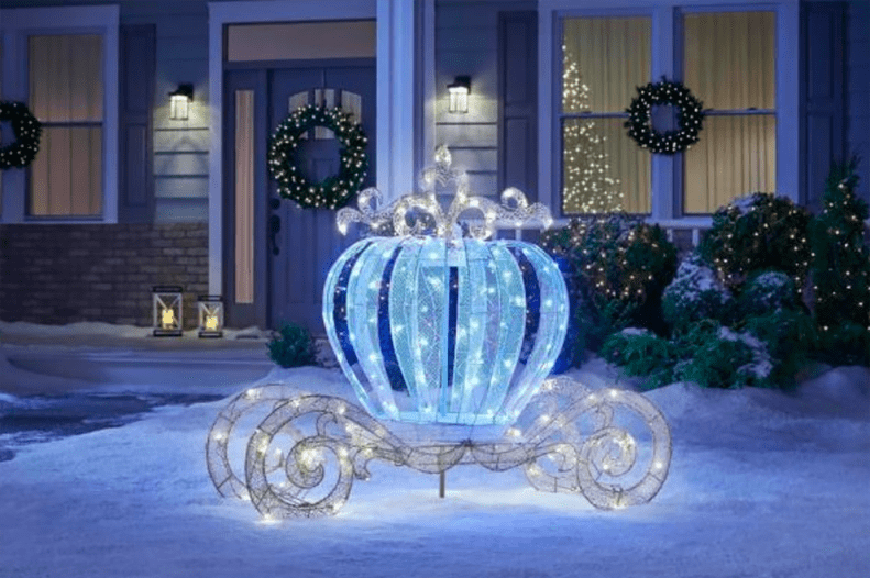 Home Accents Holiday 5-Foot LED Twinkling Carriage