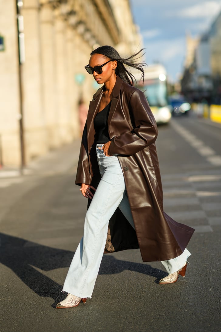 WOMEN FASHION Coats Trench coat Leatherette discount 54% SHEIN Trench coat Black 36                  EU 