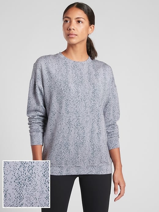 Studio to street print sweatshirt discount