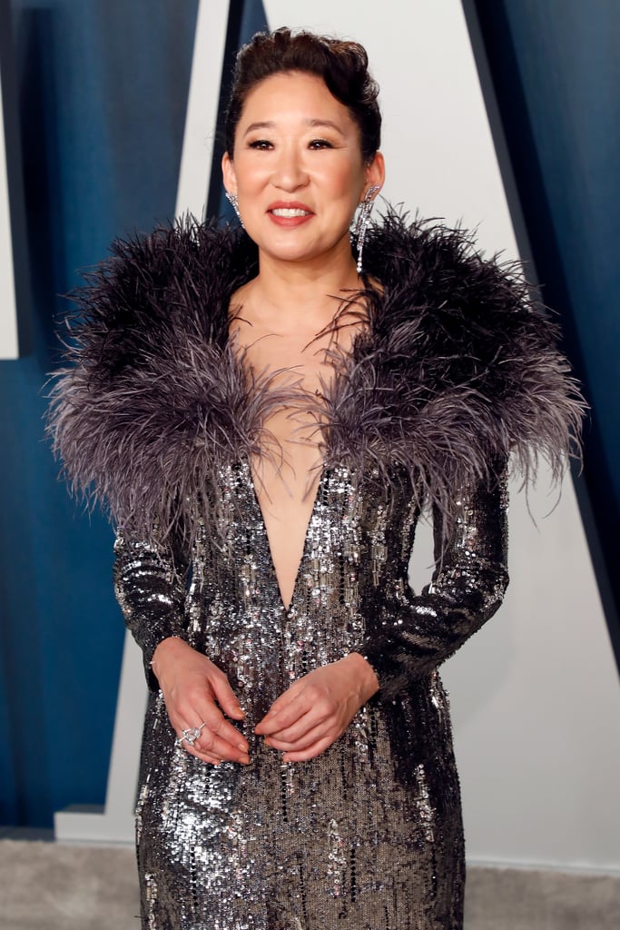 Sandra Oh at the Vanity Fair Oscars Afterparty 2020