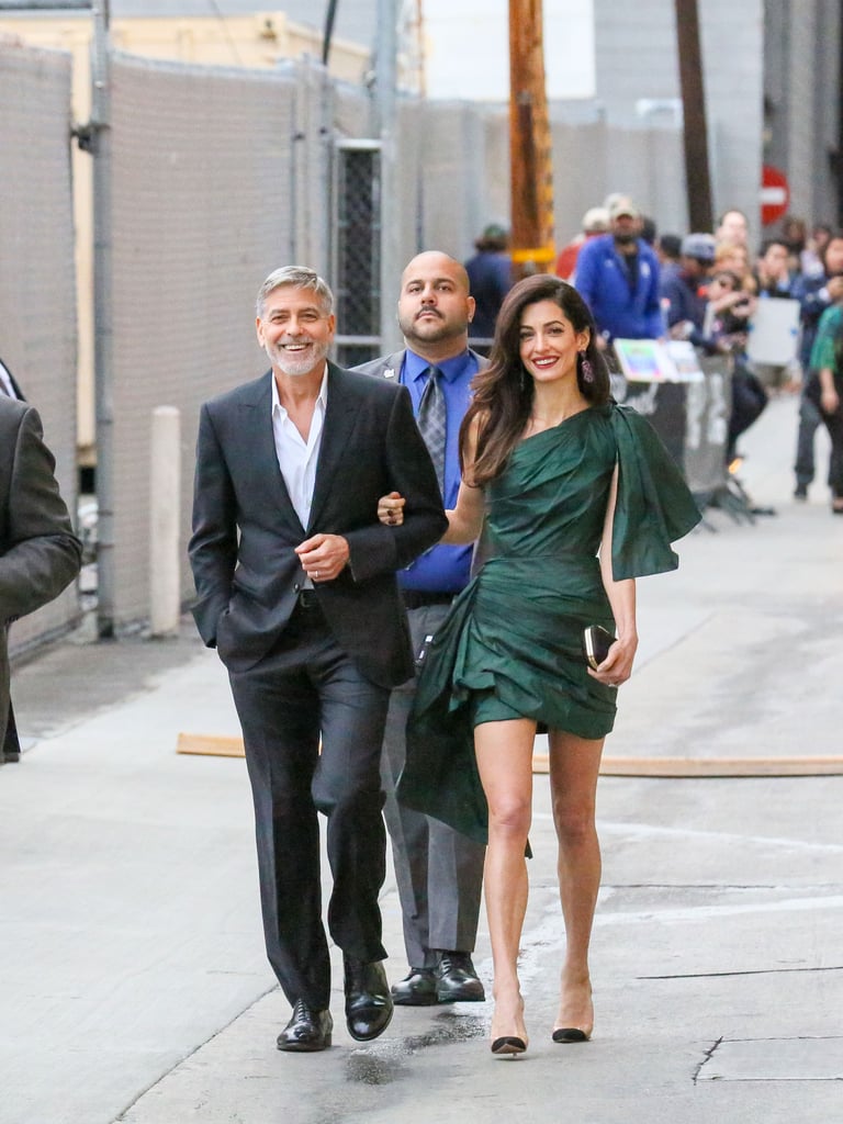 Amal Clooney Green Oscar de la Renta Dress May 2019