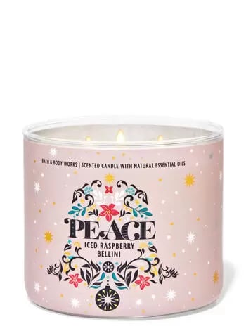 Iced Raspberry Bellini 3-Wick Candle