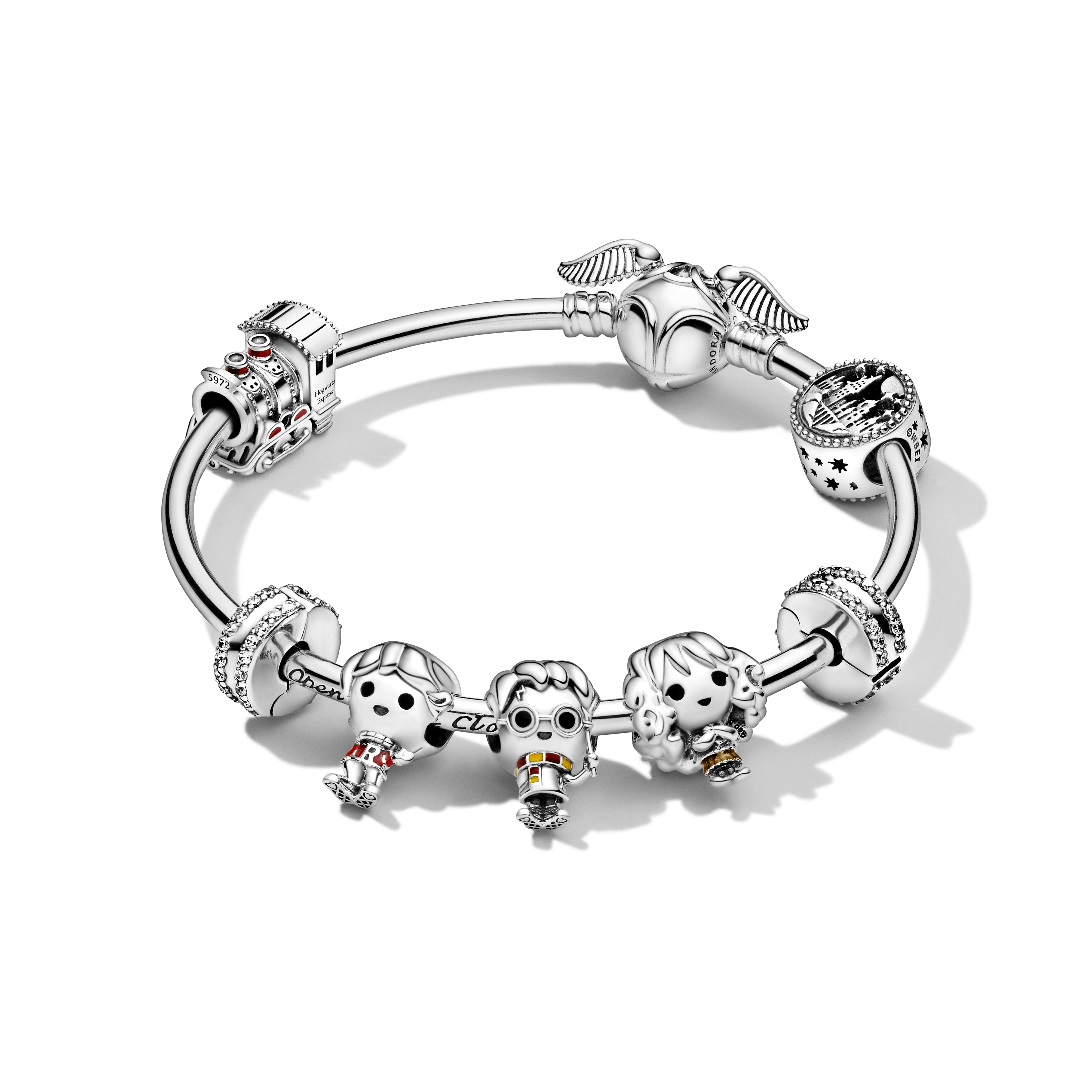 Harry Potter Collection Charm Set For Pandora  Pandora harry potter, Harry  potter charm bracelet, Harry potter charms