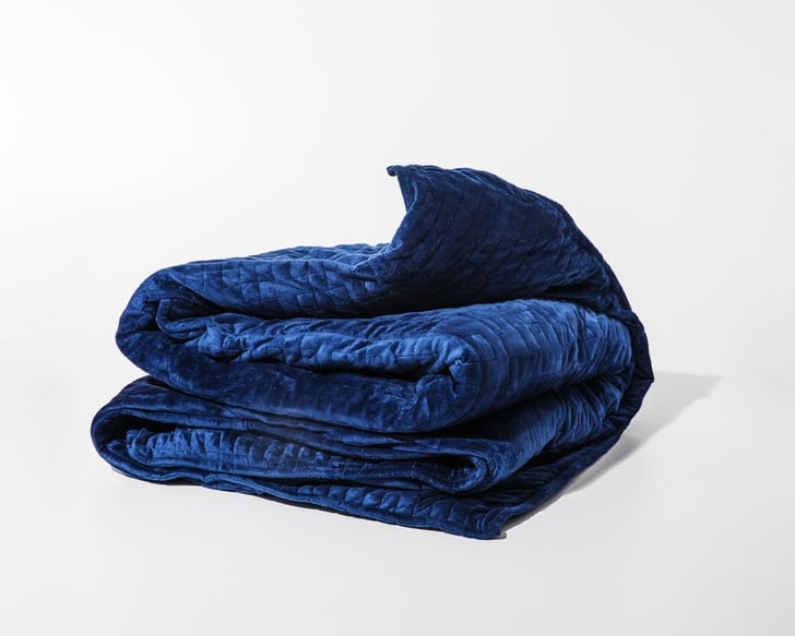 Gravity Blanket in Galaxy Blue Weighted Blanket For Sleep POPSUGAR