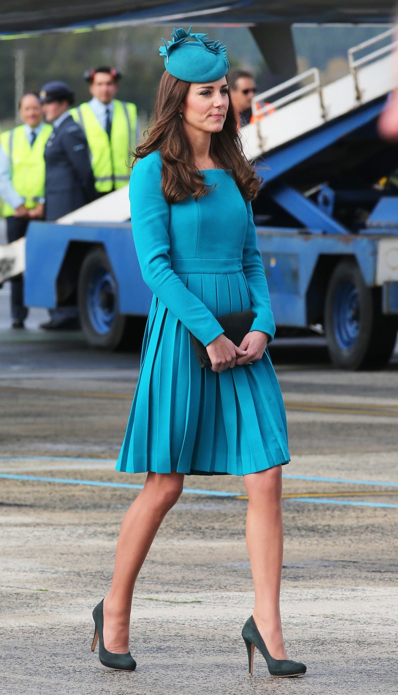 Kate's Turquoise Emilia Wickstead Look