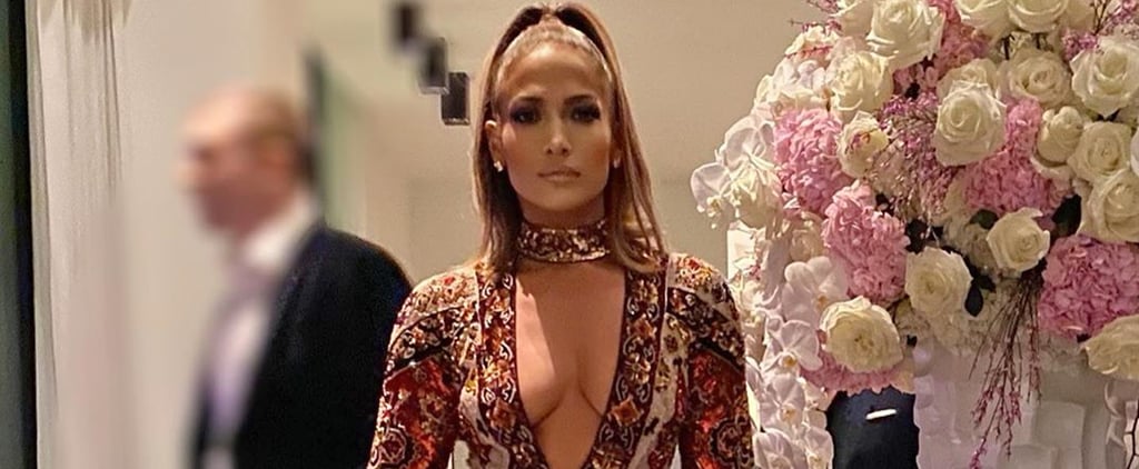 Jennifer Lopez's Zuhair Murad Dress at Super Bowl Preparty