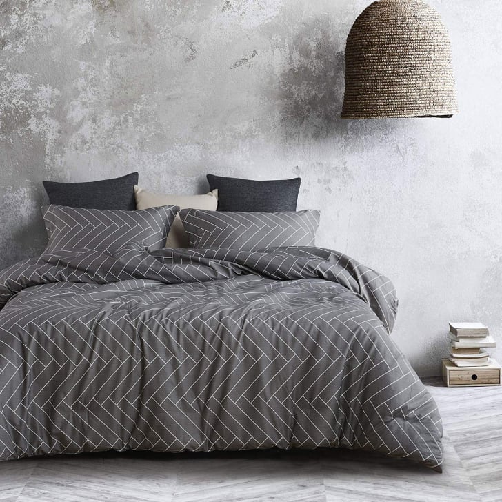 Wake in Cloud Gray Comforter Set  Best Comforters on Amazon  POPSUGAR Home Photo 43