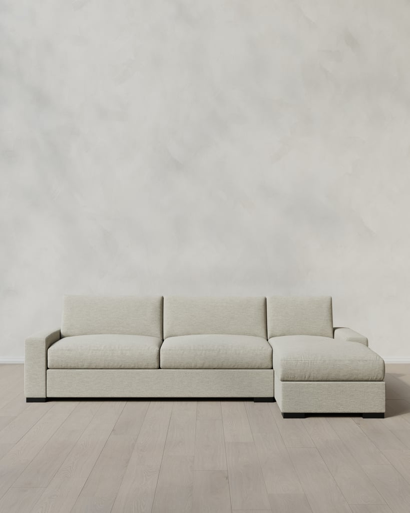 Quince Stillman Performance Basketweave Chaise Sectional