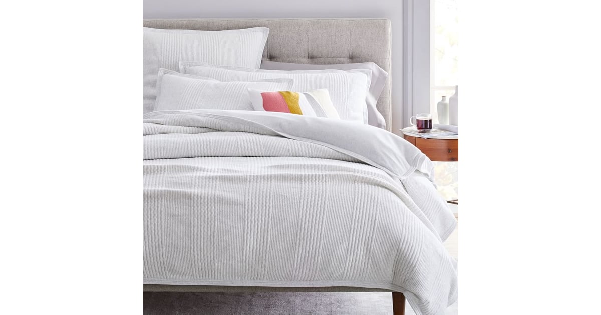 West Elm Cotton Cloud Jersey Duvet Cover Best Black Friday Home Sales and Deals 2020