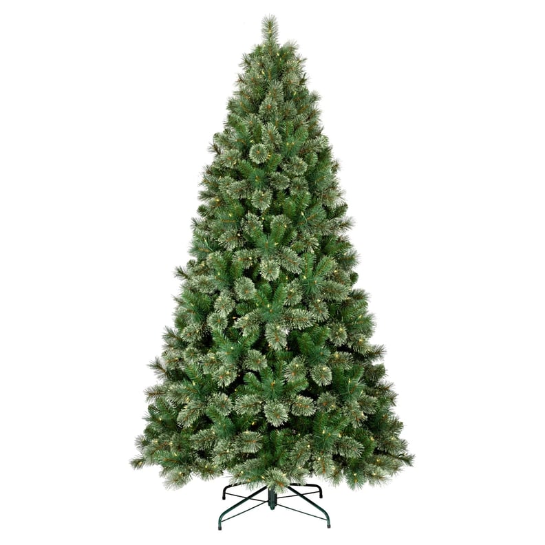 7.5 Ft. Prelit Artificial Christmas Tree Full Virginia Pine Clear Lights