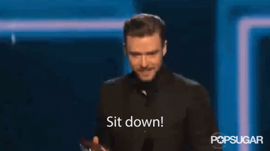 When Justin Timberlake Told Everyone to Sit Down