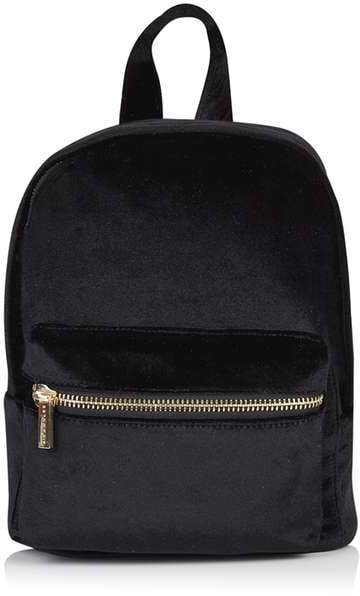 Skinny dip **black velvet mini backpack ($60) | Fall 2016 Bag Trends ...